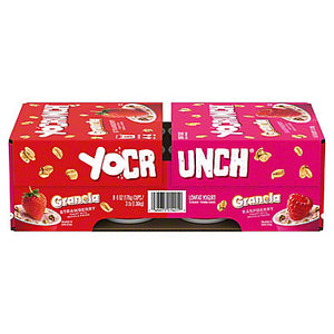 YoCrunch Low-Fat Strawberry & Raspberry with Granola