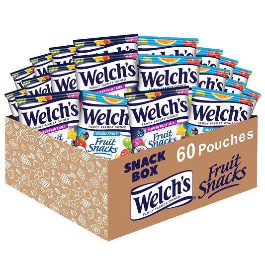 Welch's Variety Fruit Snacks 60 CT