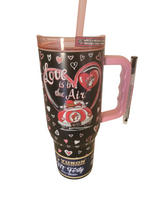 Load image into Gallery viewer, Buc-ee&#39;s Glow In The Dark Valentine 2025 Tumbler 40oz