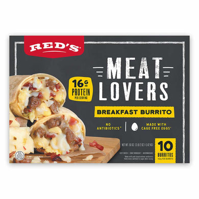 Red's Meat Lovers Breakfast Burritos