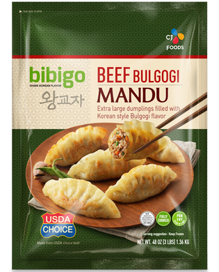 Bibigo Beef Bulgogi Mandu Dumplings, 3 lbs