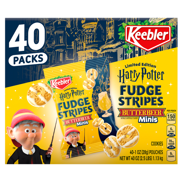 Keebler Harry Potter Fudge Stripe Butterbeer Cookies