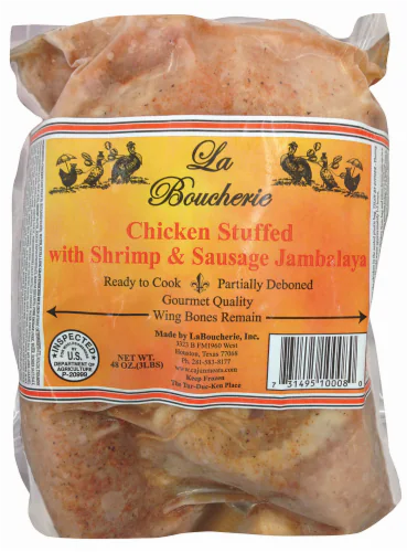 LA BOUCHERIE Chicken Stuffed with Shrimp & Sausage Jambalaya