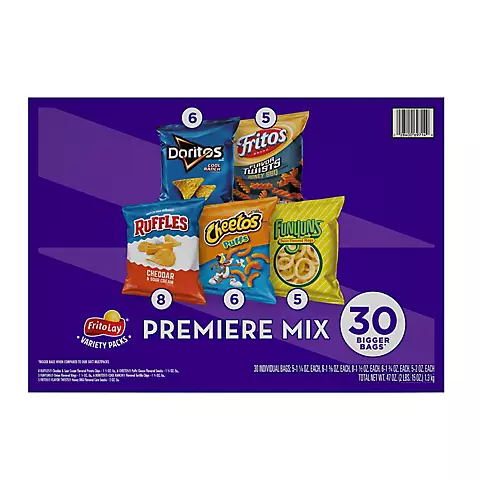 Premiere Mix Variety Pack Chips (30 pk.)