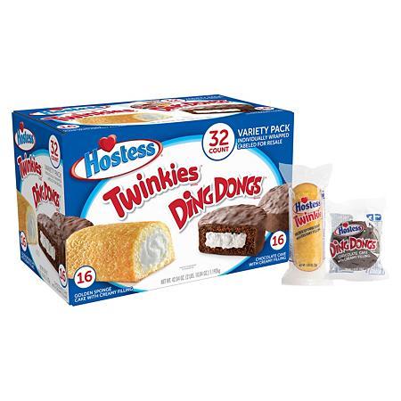Hostess Twinkies/Ding Dongs